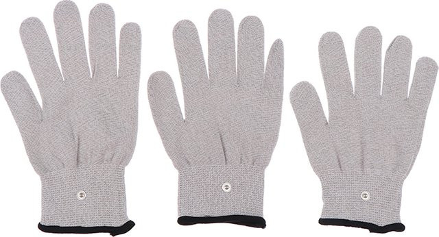 AQTOCNA Massagehandschuhe, Silberfaser-Elektrodenhandschuhe, 1 Paar - Bild 1