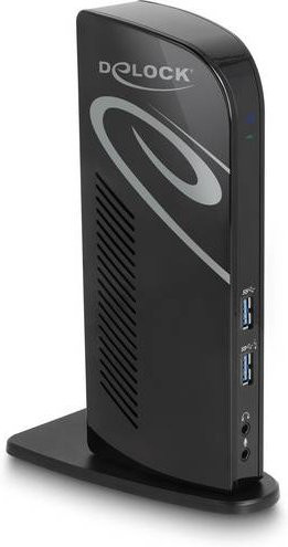 Delock Notebook-Dockingstation und Portreplikator 87728 Schwarz mit USB-C, USB-A, DisplayPort und Ethernet/LAN für 4K UHD - Bild 2
