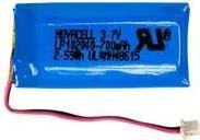 Socket Lithium-Ionen Akku-Set für Handheld-Geräte, 700 mAh, Blau, 5er Packung - Bild 1