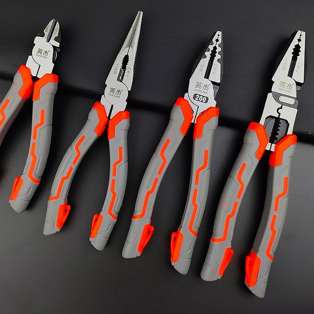 WOZOBUY Drahtzange 6/8 Zoll als scharfe Diagonalzange und Spitzzange zum Schneiden, Verdrehen und Klemmen von Metalldrähten - Bild 1