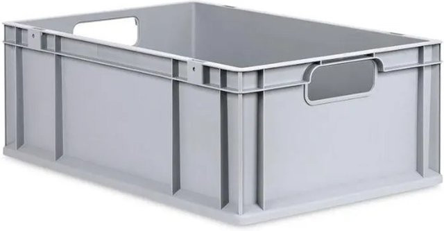 PROREGAL Eurobox Nextgen Economy Transportbehälter mit Griffen, Grau, H x B x T: 22 x 40 x 60 cm, 44 Liter - Bild 1