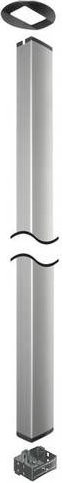 Hager Deckenanschlusssäule DAK2803400ELN in Silber aus Aluminium - Bild 1