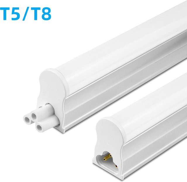 CHNAITEKE Aluminium LED Lichtleiste Weiß, moderne lineare LED Leuchtstoffröhre für Innenräume und Küche, 8W - Bild 1