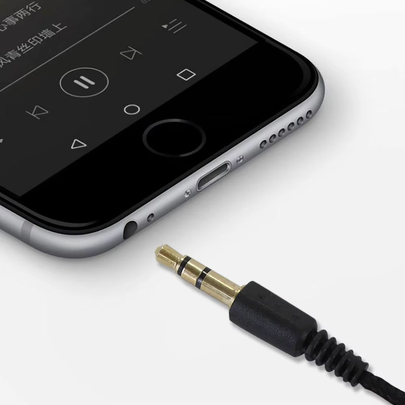 WYMECT Aux Verlängerungskabel Stereo Audio Kopfhörerkabel mit 3,5 mm Klinkenstecker, Schwarz - Bild 3