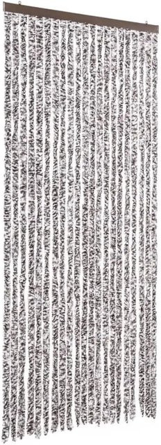 vidaXL Insektenschutz-Vorhang aus Chenille in Braun und Beige, thermoisolierend, Breite: 90 cm, Höhe: 220 cm - Bild 1