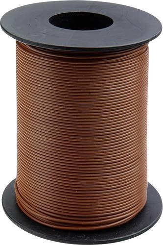 Donau Elektronik Schaltdraht 105-8-100 Einadrig Braun 1 x 0,20 mm² 100 m - Bild 1