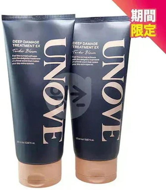 UNOVE Deep Damage Treatment EX Doppel-Duo-Set, Haarbehandlung für trockenes und strapaziertes Haar - Bild 1