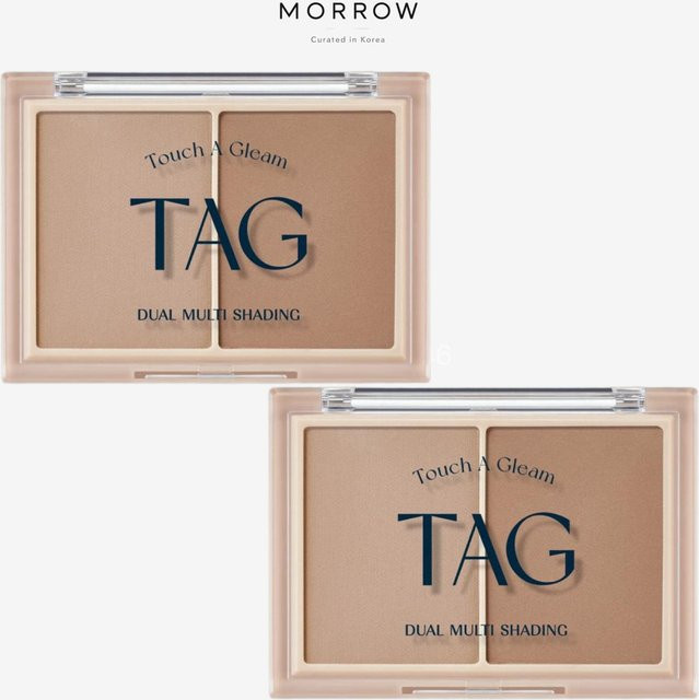 TAG Dual Multi Shading Mono Kontur Puder, Cool Natural, Matt, 9,4g - Bild 1