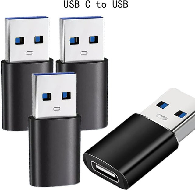 DANJU USB-C auf USB 3.0 Adapter Typ C Konverter Schwarz - Bild 1