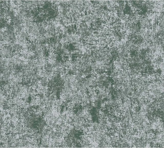 Livingwalls Tapete Uni Grün und Silber, Breite: 53 cm, Länge: 10,05 m - Bild 1