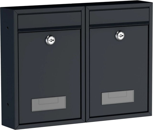BASI Briefkasten Set Basi BK 100M in Matt Anthrazit - Bild 1