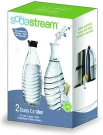 SodaStream Duo-Pack Glaskaraffen in Transparent