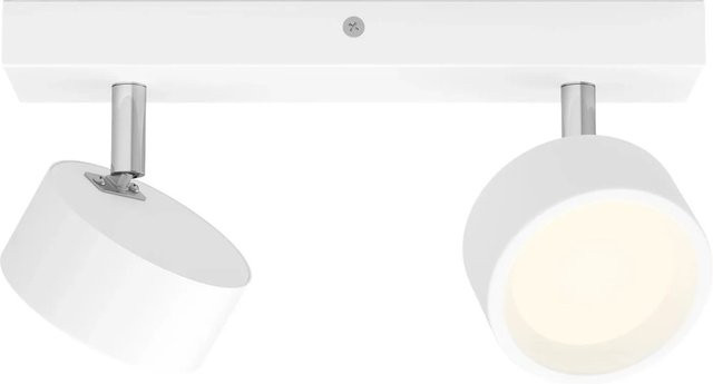 Philips Bracia LED Spotleuchte 2-flammig in Weiß, modern und verstellbar - Bild 1
