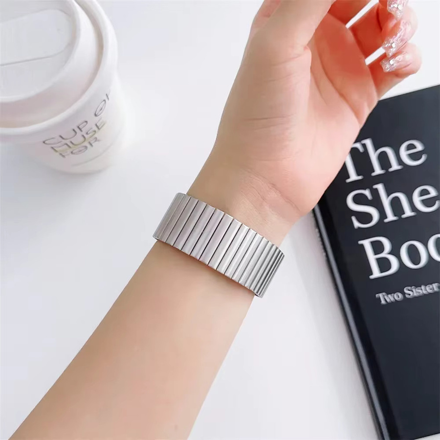 Uhrenarmband Edelstahl, Silber, Solo Loop, Unisex - Bild 1