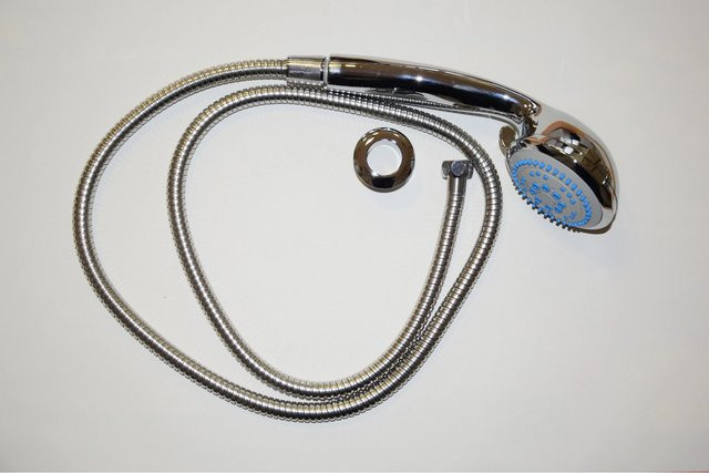 Sanotechnik Round Handbrause in Chrom mit 2-fach verstellbarem Strahl - Bild 1