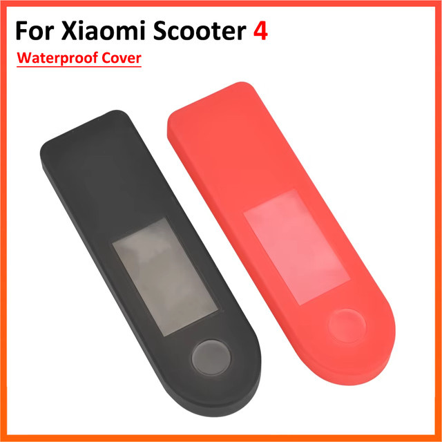 Wasserdichte Silikonhülle für Xiaomi Elektroroller 4 Armaturenbrett-Display in Rot und Multicolour - Bild 1