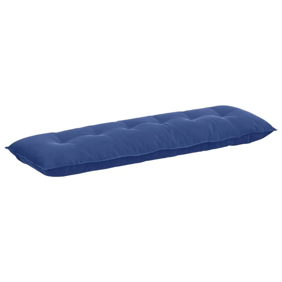 vidaXL Rückenkissen aus Cordstoff in Blau, Breite: 160 cm, Höhe: 50 cm - Bild 2