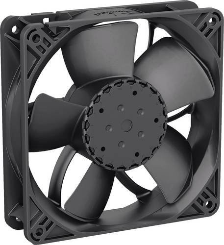 EBM Papst Axiallüfter 4312NN-709 in Schwarz, 12 V/DC, 187 m³/h, B/T/H: 119 x 119 x 32 mm - Bild 1
