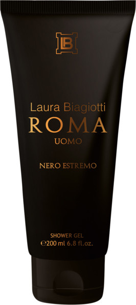 Laura Biagiotti Roma Uomo Nero Estremo Duschgel, Herren - Bild 1