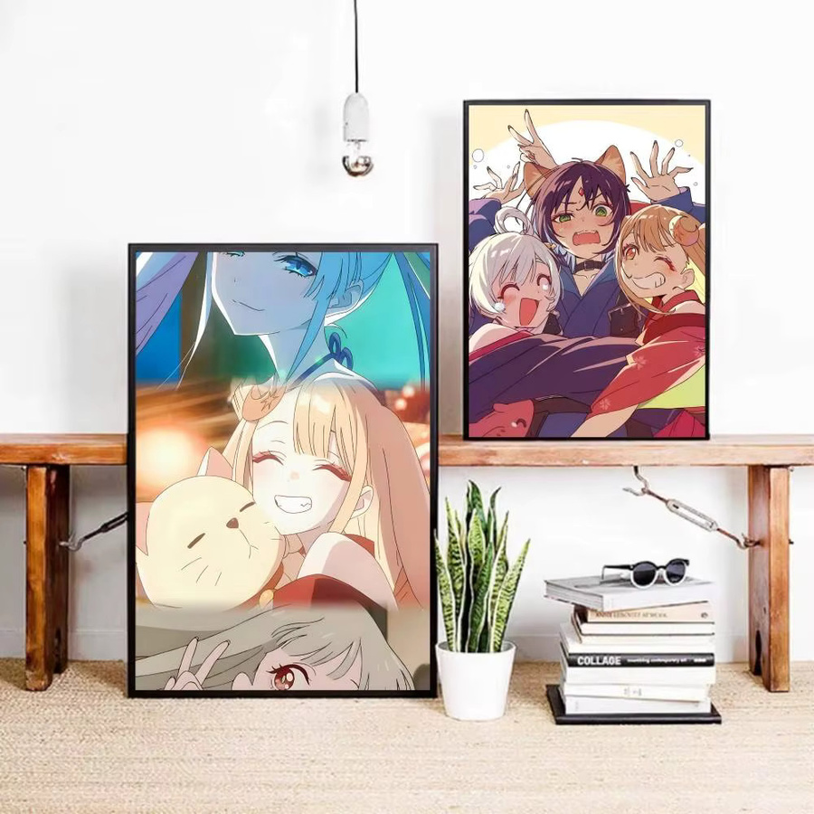 Selbstklebendes Anime Manga Poster Cosmic Princess Kaguya Kunstpapier in Mehrfarbig - Bild 4