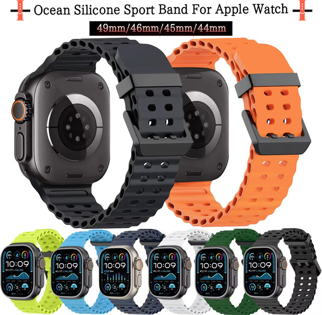 Uhrenarmband Silikon, Bunt, Unisex - Bild 1
