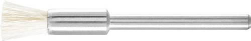 PFERD Miniatur-Pinselbürste PBU Ø5 mm mit weißem Ziegenhaar und Schaft-Ø3 mm für Metall und Holz, 10 Stück - Bild 1