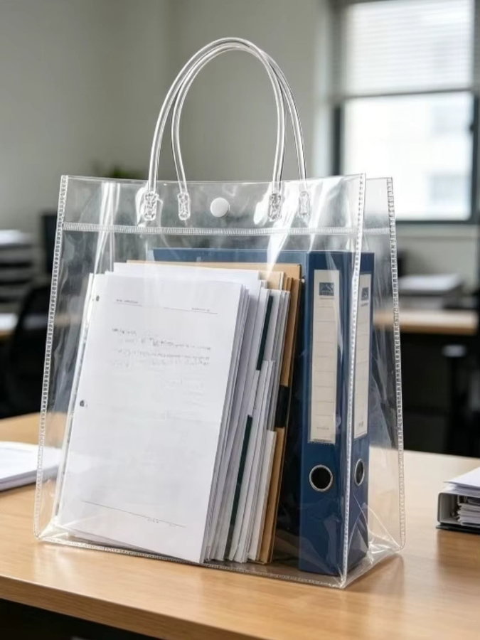 Transparente PVC Geschenktüten und Reise-Aufbewahrungstaschen, wasserdicht und wiederverwendbar, Set aus 5 oder 10 Stück - Bild 6
