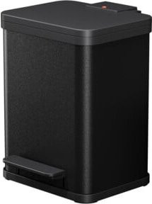 Hailo Tret-Abfallsammler Öko uno plus M, 17 l, Schwarz, mit Soft-Close-Mechanismus und herausnehmbarem Inneneimer, Stahlblech und Kunststoff, B/T/H: 34,0 x 32,0 x 43,0 cm - Bild 2