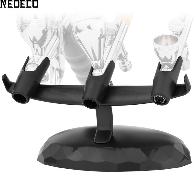 NEOECO Hochleistungs-Airbrushhalter für 3 Airbrush-Werkzeuge in Schwarz, B/T/H: 134,0 x 90,0 x 80,0 cm - Bild 1