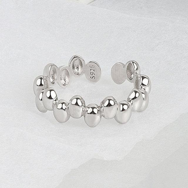 Allbestart Ring 925 Silber, Oval, Damen - Bild 1