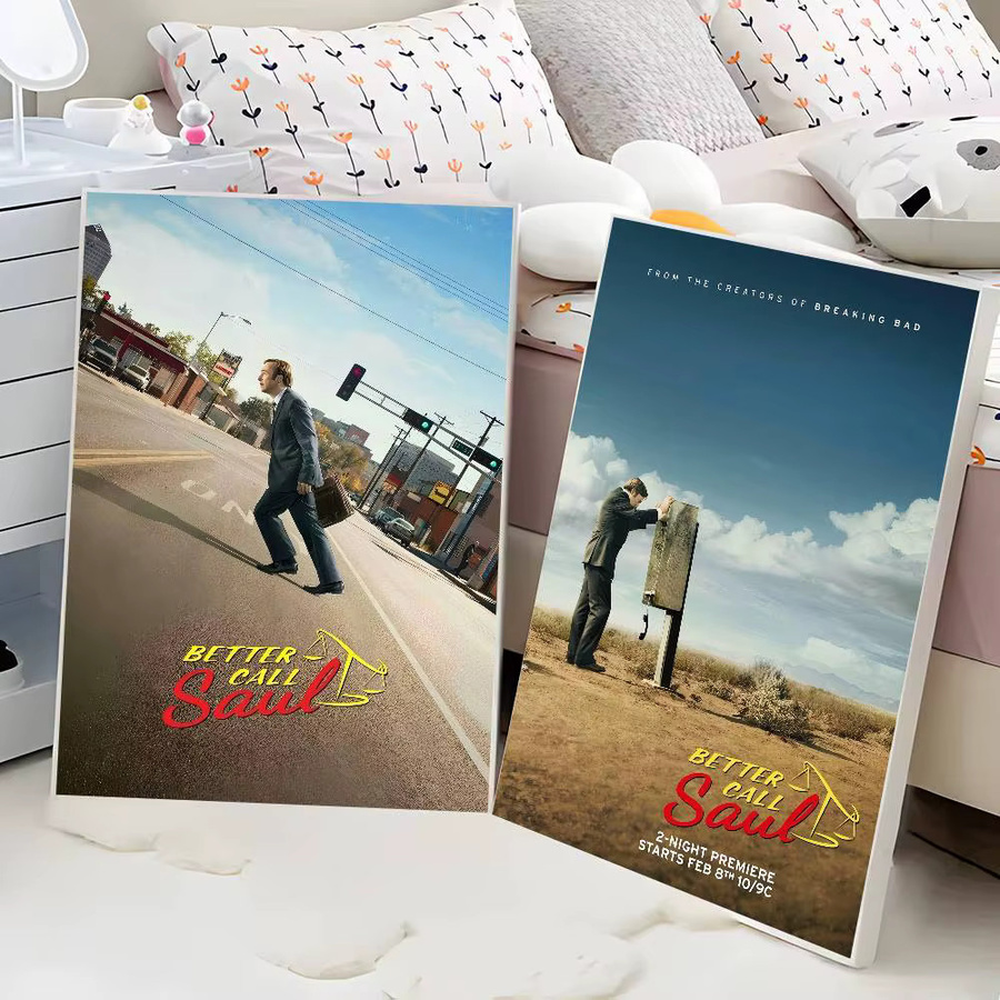 B-BetterC-CallS-Saulmovie Klassisches Filmplakat als Wandkunst in HD-Qualität, Mehrfarbig, Papierposter für deine nordische Heimdekoration - Bild 2