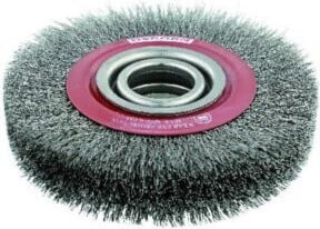 Osborn Rundbürste für Winkelschleifer aus Stahldraht Durchmesser: 20 cm, Drahtstärke: 0,3 mm, Farbe: Silber/Grau - Bild 1