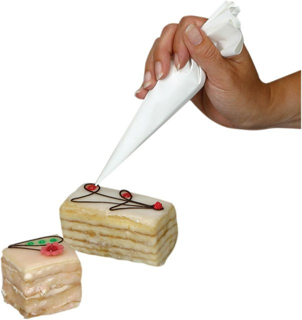 Schneider Spritzbeutel-Set aus Kunststoff, weiß, 5 Stück, Länge: 21 cm - Bild 1