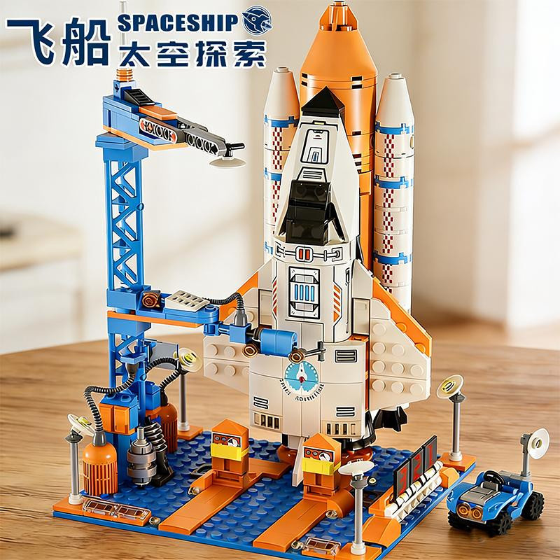 Linyi toy Weltraumstartfahrzeug Startrampenanlage Bausteine Set - Bild 2