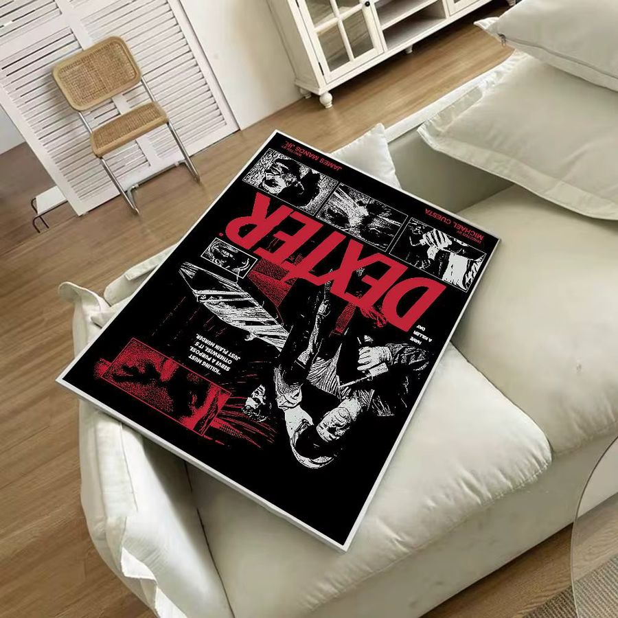 Potdemiel Vintage Poster und Aufkleber aus Whitepaper für DIY Dekoration in Schwarz, Rot und Weiß, B/H: 15 x 15 cm - Bild 3
