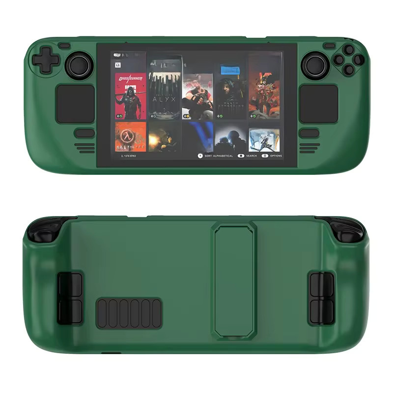 Bibuks Schutzhülle für Steam Deck und Controller, bunte Hartschale mit integriertem Ständer - Bild 4