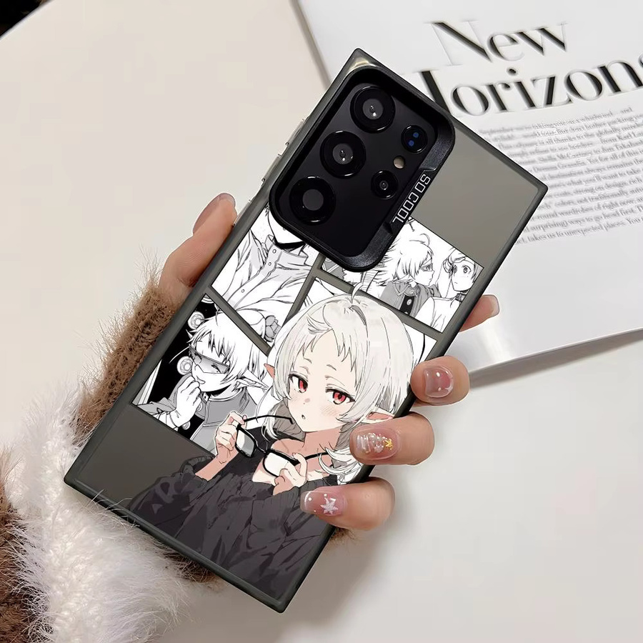 M-Mushoku Tensei Jobless Silikon Handyhülle für Samsung Galaxy S25 S24 S23 S22 S21 S20 Ultra in Silber - Bild 2