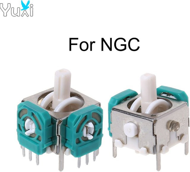 YuXi 2 Stück 3D Analog Joysticks Sensormodul Ersatzteile für Gamecube NGC Controller - Bild 1
