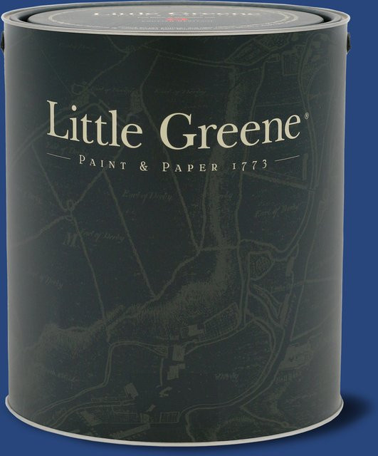Little Greene Intelligent Matt Emulsion Wandfarbe Smalt 255 Blau 2,5 l - Bild 1