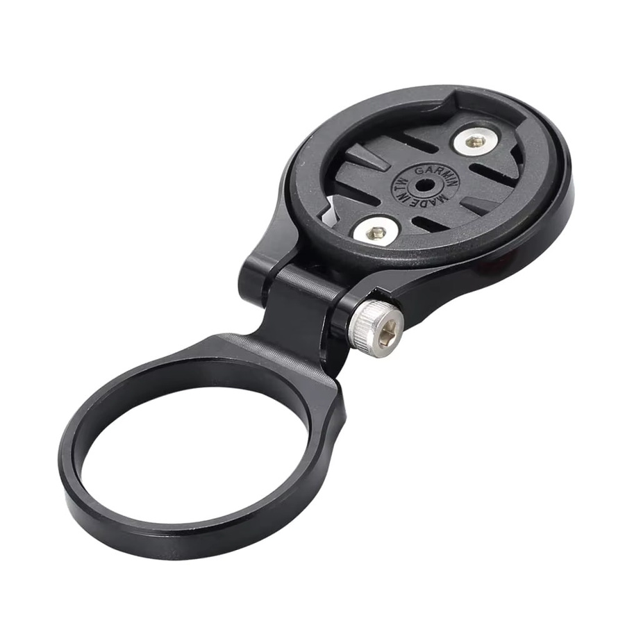 DOMEN Fahrradcomputerhalterung in Schwarz, verstellbare Top Cap Vorbau-Halterung für Garmin, Bryton, Cateye und Wahoo - Bild 6