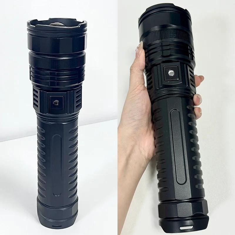 Pawell LED Taschenlampe wiederaufladbar in Schwarz für Outdoor und Camping - Bild 5