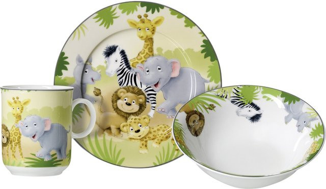 Ritzenhoff & Breker Kinderset Afrikatiere 3er Set Multicolor B/T/H: 20 x 20 x 11 cm - Bild 1