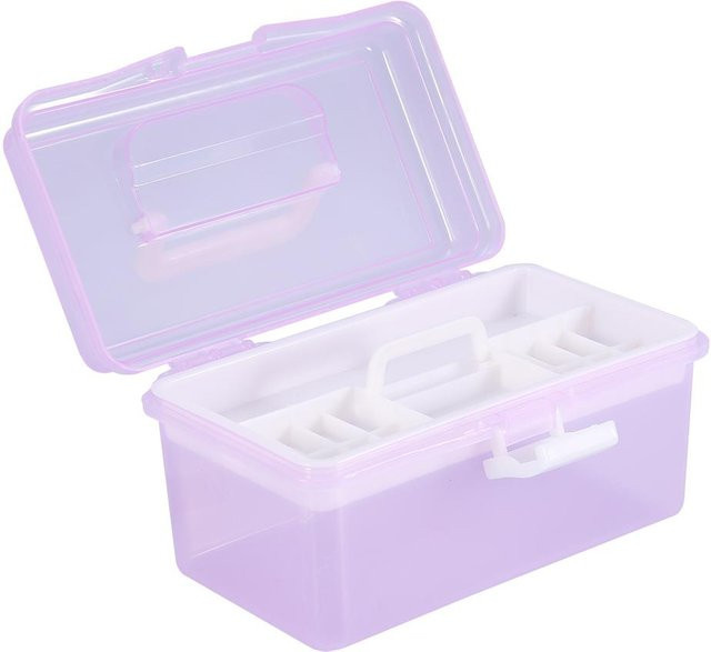 DIYelecs Maniküre Aufbewahrungsbox, Lila, S - Bild 1
