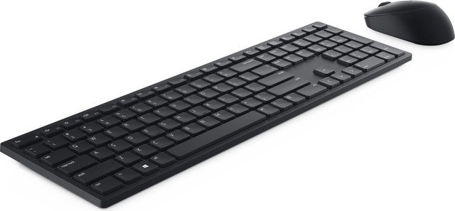 Dell KM5221W Wireless Tastatur und Maus Set in Schwarz mit QWERTY UK Layout - Bild 1