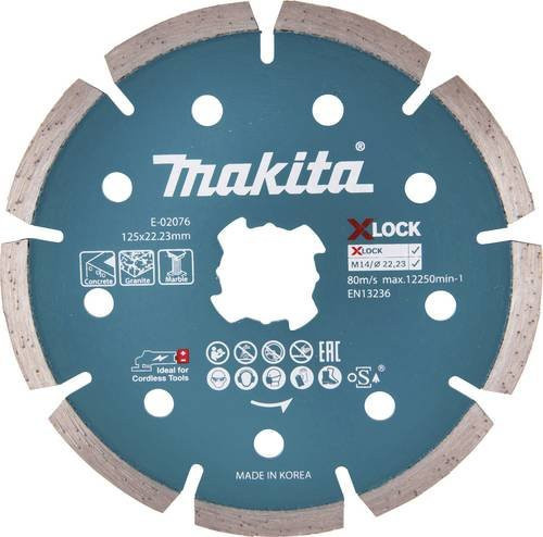 Makita Diamanttrennscheibe 125 mm für Beton in Blau - Bild 1
