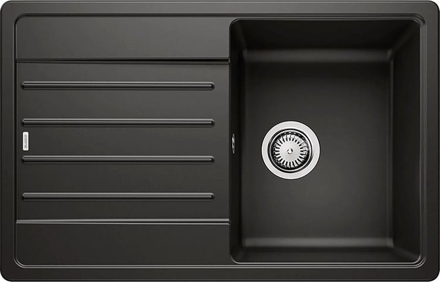 Blanco Einbauspüle aus Granit in Schwarz mit reversibler Abtropffläche - Bild 1