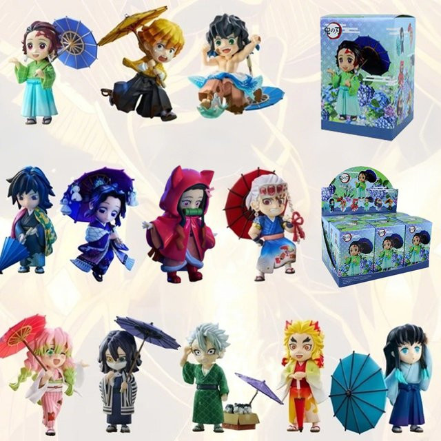 Bandai Demon Slayer, Plum Rain Blind Box Modellfigur, Einzelfigur - Bild 1