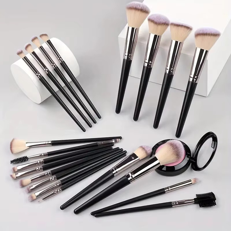 RUNTOIN Make-up Pinsel Set, 3-20 Stück, Unisex - Bild 4