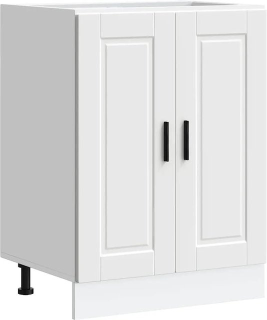 Küchenunterschrank DELUKE THEO Weiß mit Türen, B/T/H: 60 x 46 x 81,5 cm - Bild 1