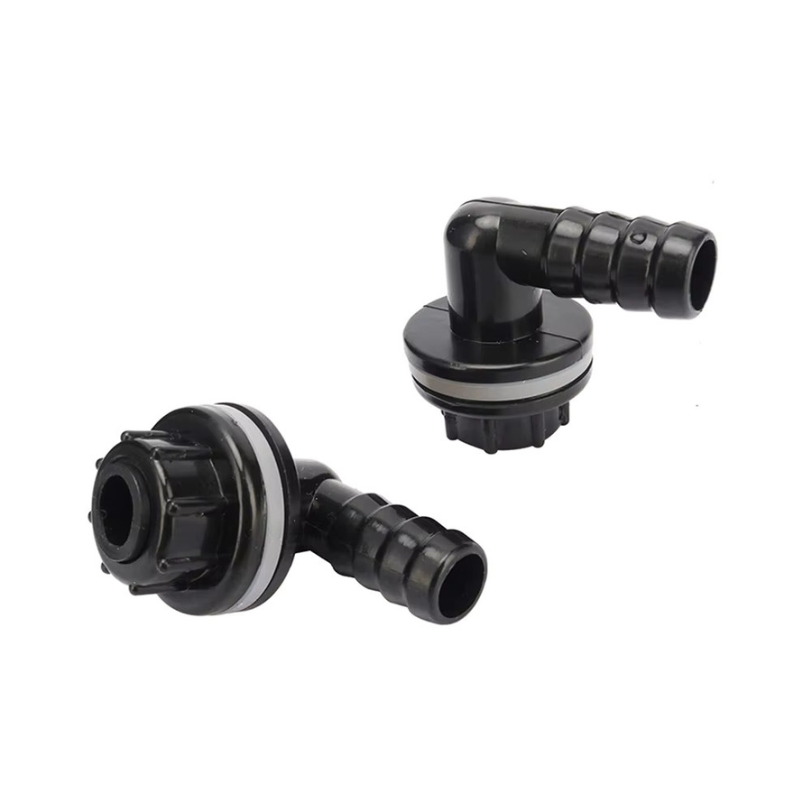Elbow-Anschluss aus Kunststoff für Wassertank-Auslass und Bewässerungsausrüstung, Schwarz, 3-Punkt-Ablaufadapter - Bild 2